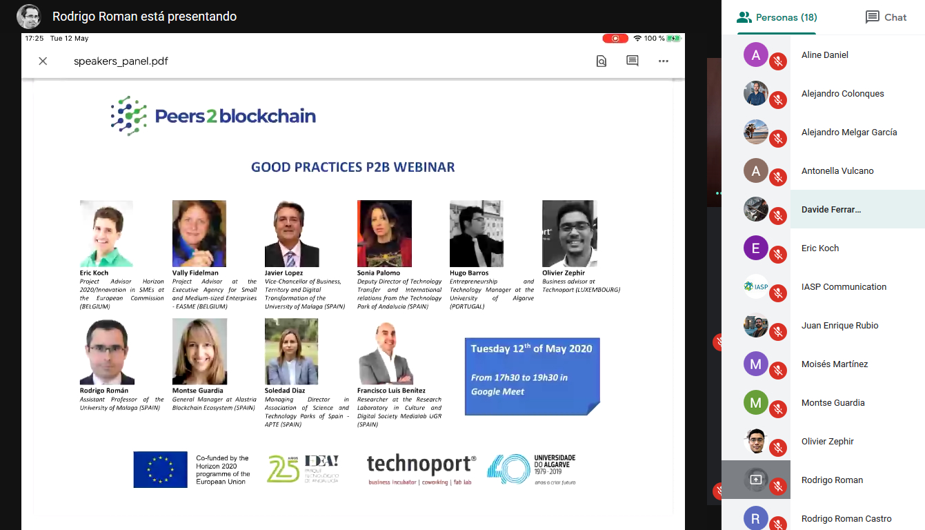 webinar Peers to Blockchain