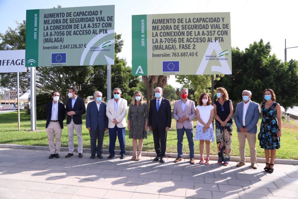 Obras de acceso al PTA