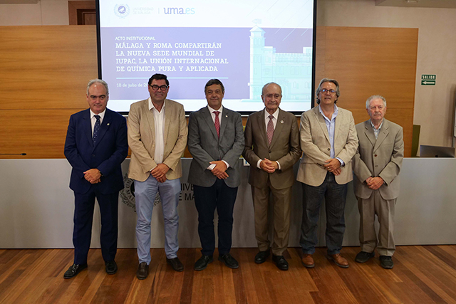 Málaga Roma sede mundial IUPAC química internacional