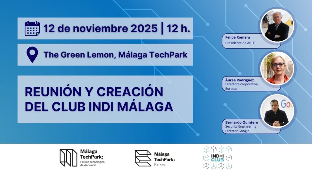 Felipe Romera Àurea Rodríguez Bernardo Quintero Málaga TechPark innovación